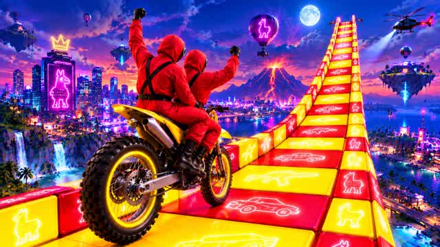 FINAL RACE - CAR GAME — Fortnite Creative map