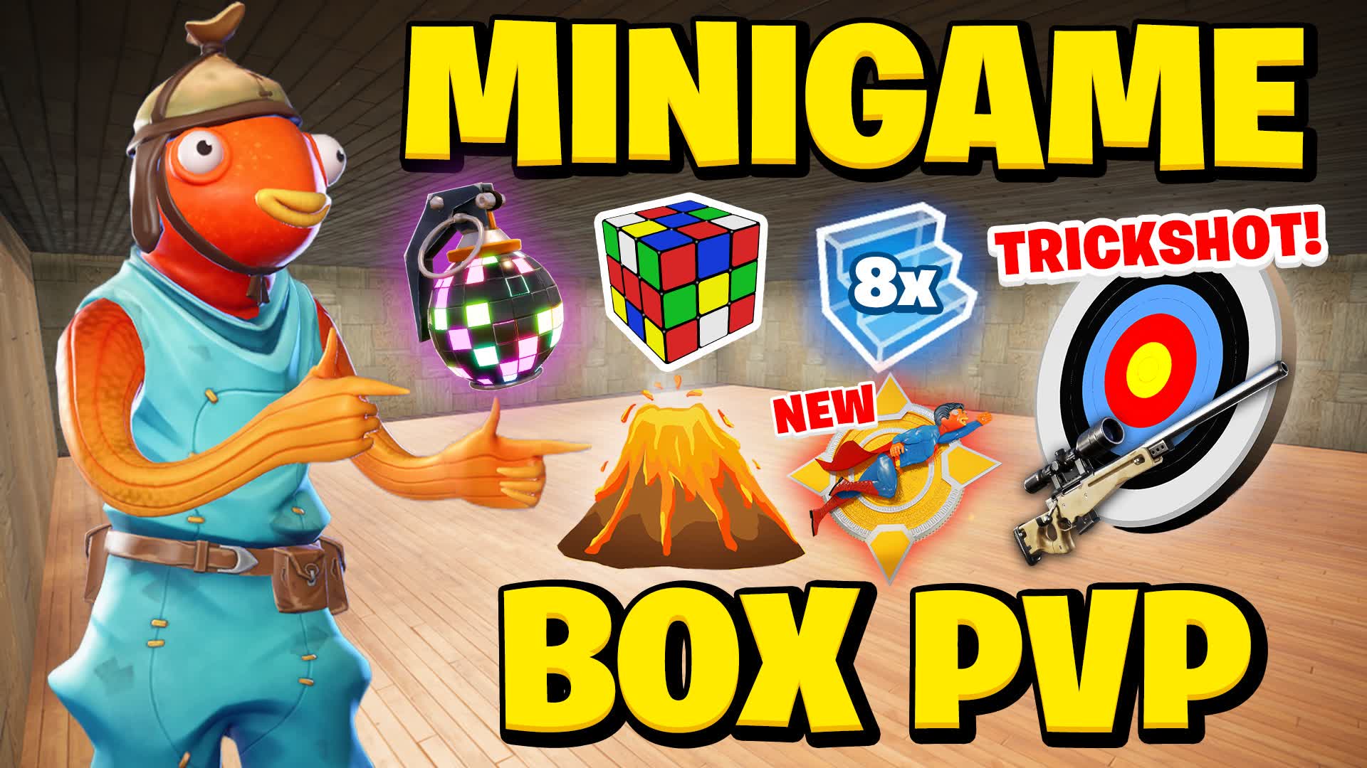 MINIGAME BOX PVP π¦ β Fortnite Creative map