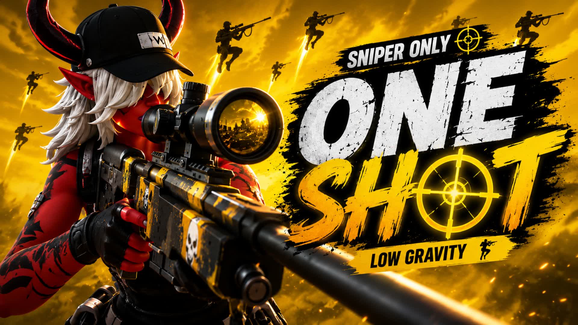 SNIPER ONLY π― ONE SHOT β Fortnite Creative map