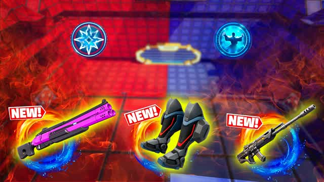 RED VS BLUE: POWER UPDATE π΄π΅ β Fortnite Creative map