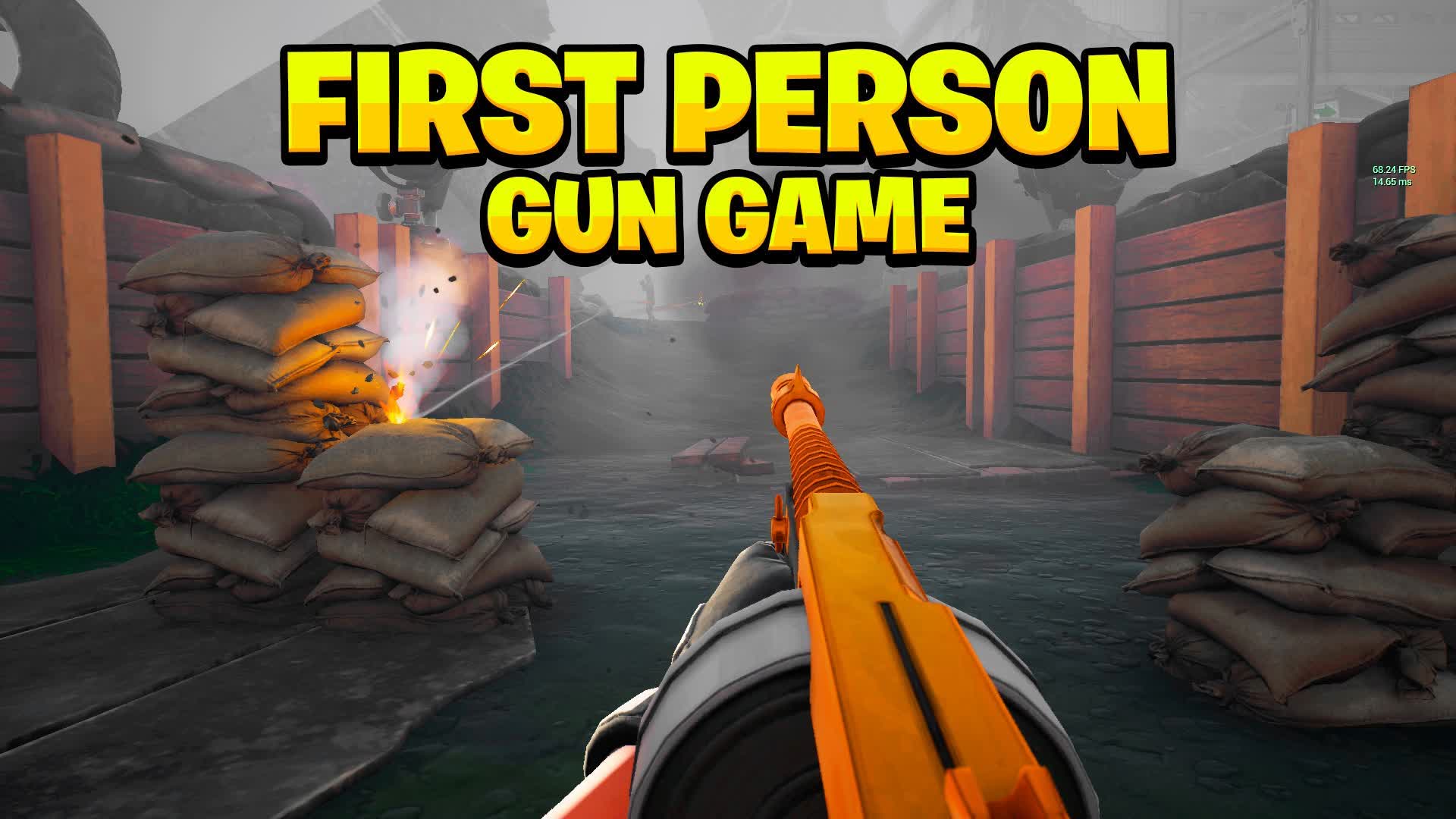 One shot gun game — Fortnite Creative map