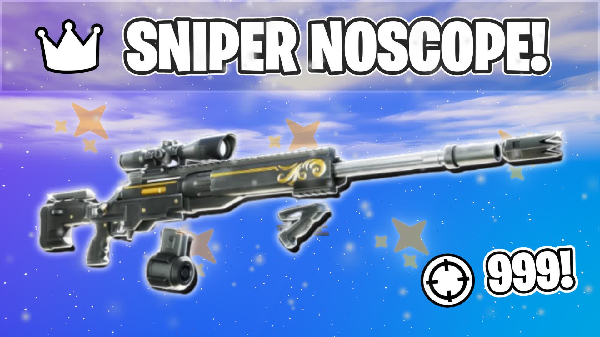 Sniper No Scope!🎯 — Fortnite Creative map