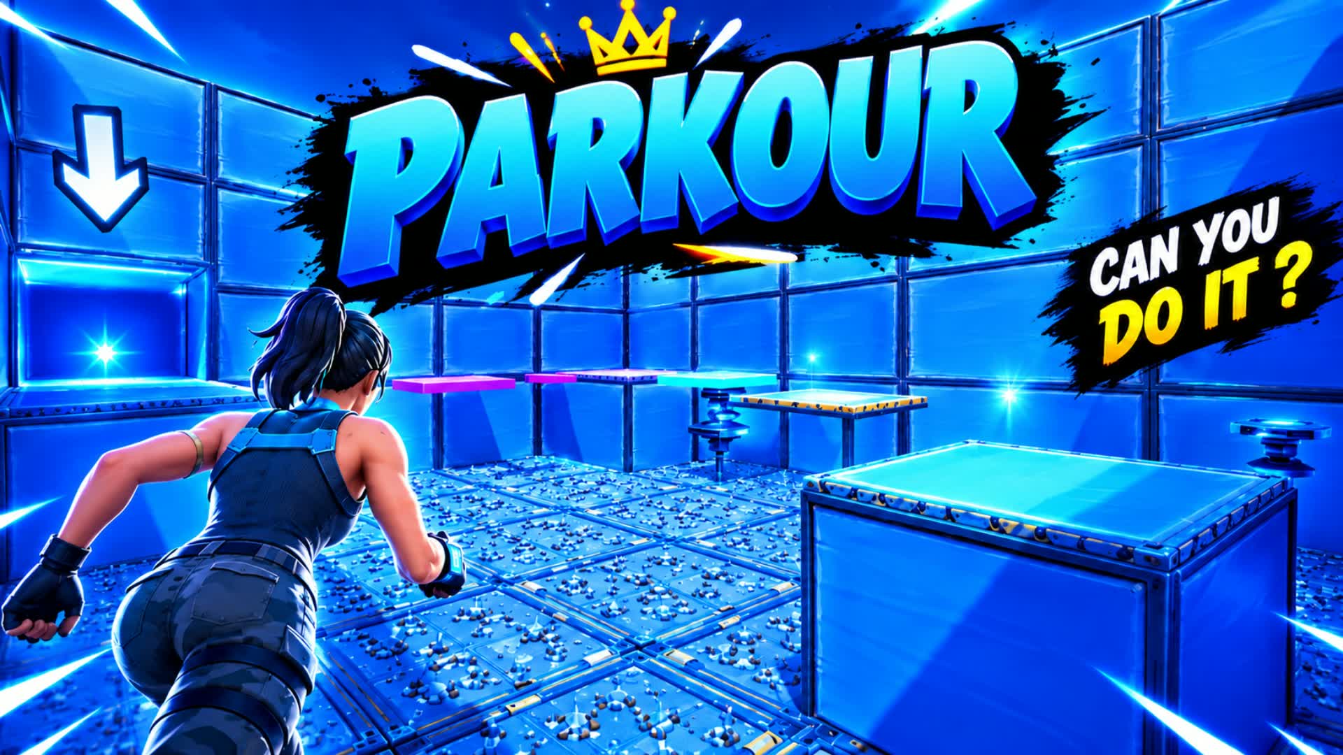 🔥PARKOUR EASY RUN🔥 — Fortnite Creative map