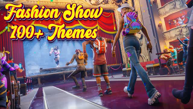 ๐ 100+ Theme Fashion Show ๐ โ Fortnite Creative map cover art
