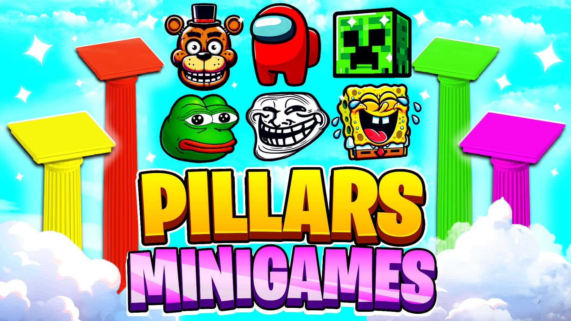 PILLARS MINIGAMES π β Fortnite Creative map