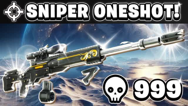 🎯SNIPER ONE SHOT🌒MOON — Fortnite Creative map