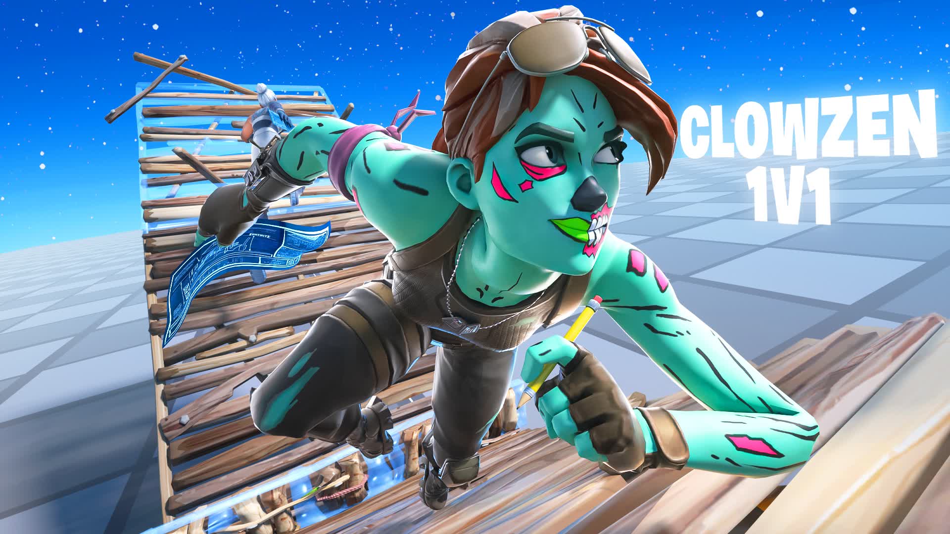 CLOWZEN 1V1 BUILD FIGHTS (200 PUMPS) β Fortnite Creative map