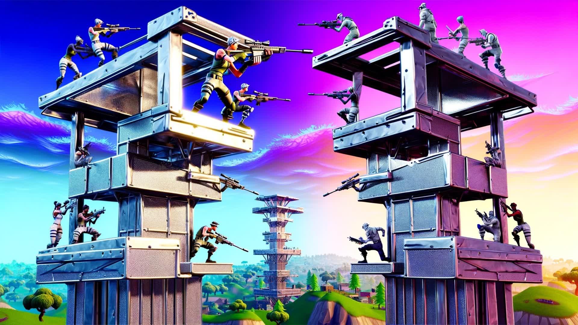 SNIPER TOWER ONE SHOT — Fortnite Creative map
