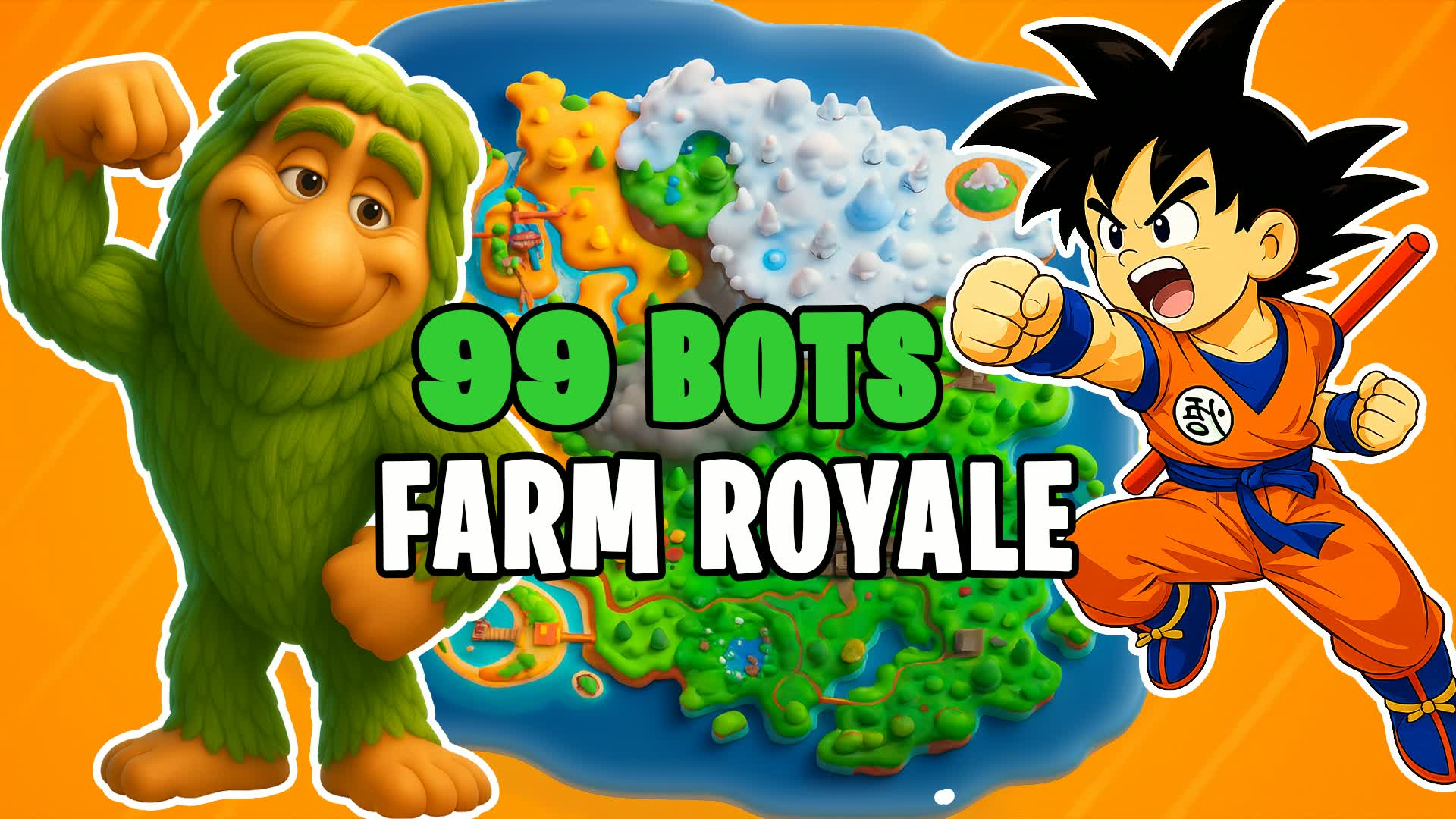 SUPER 99 BOTS ROYALE π FREE FOR ALLβ β Fortnite Creative map