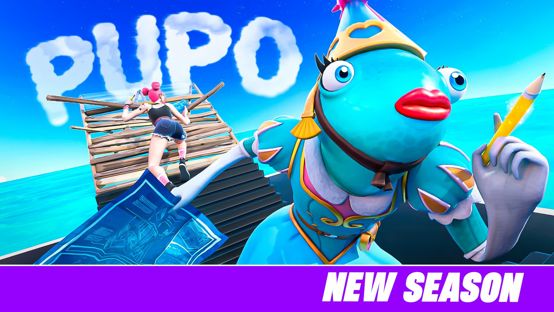 PUPO 1V1 (AIM & PIECE CONTROL PRACTICE) — Fortnite Creative map