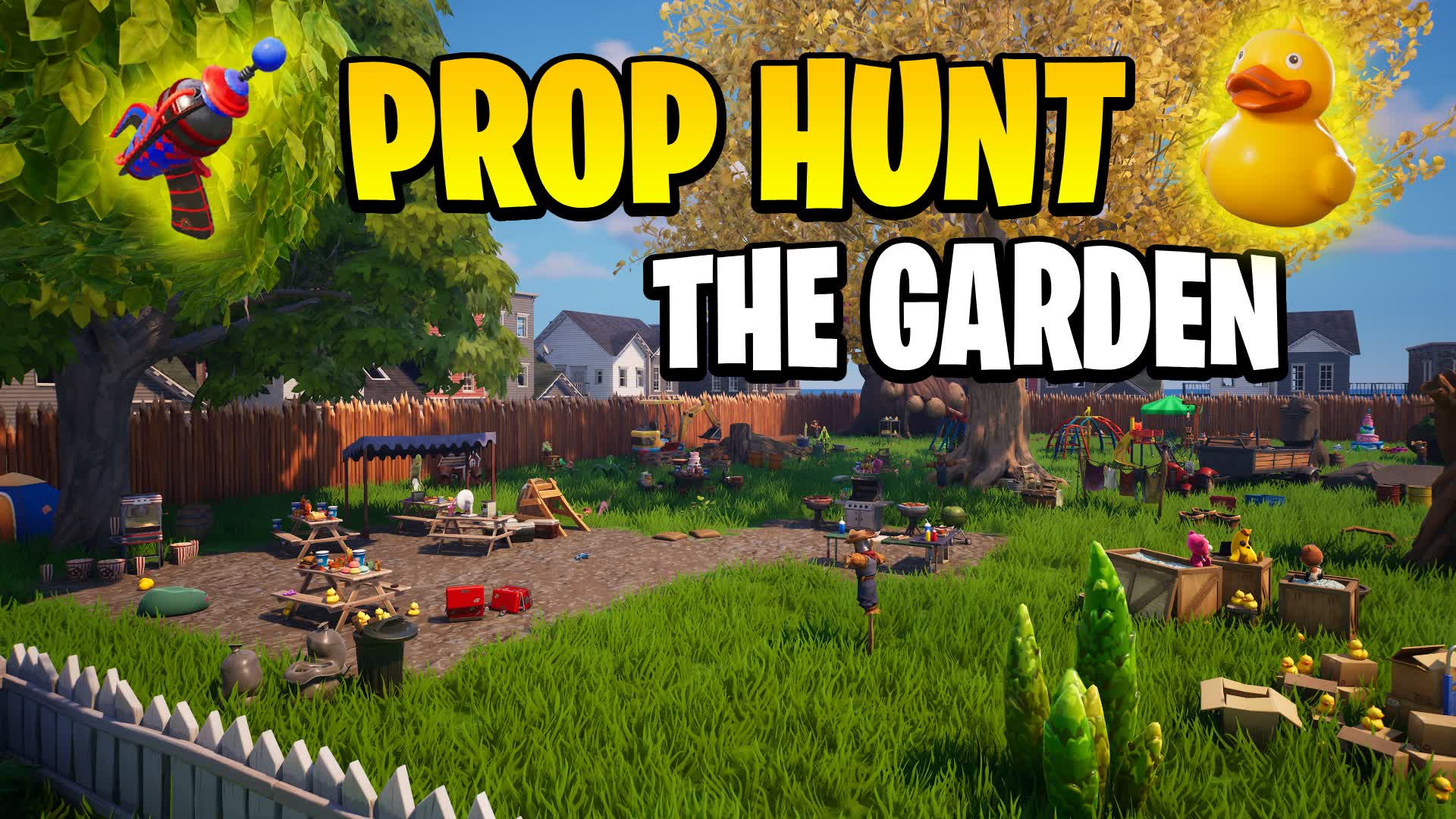 PROP HUNT THE GARDEN — Fortnite Creative map