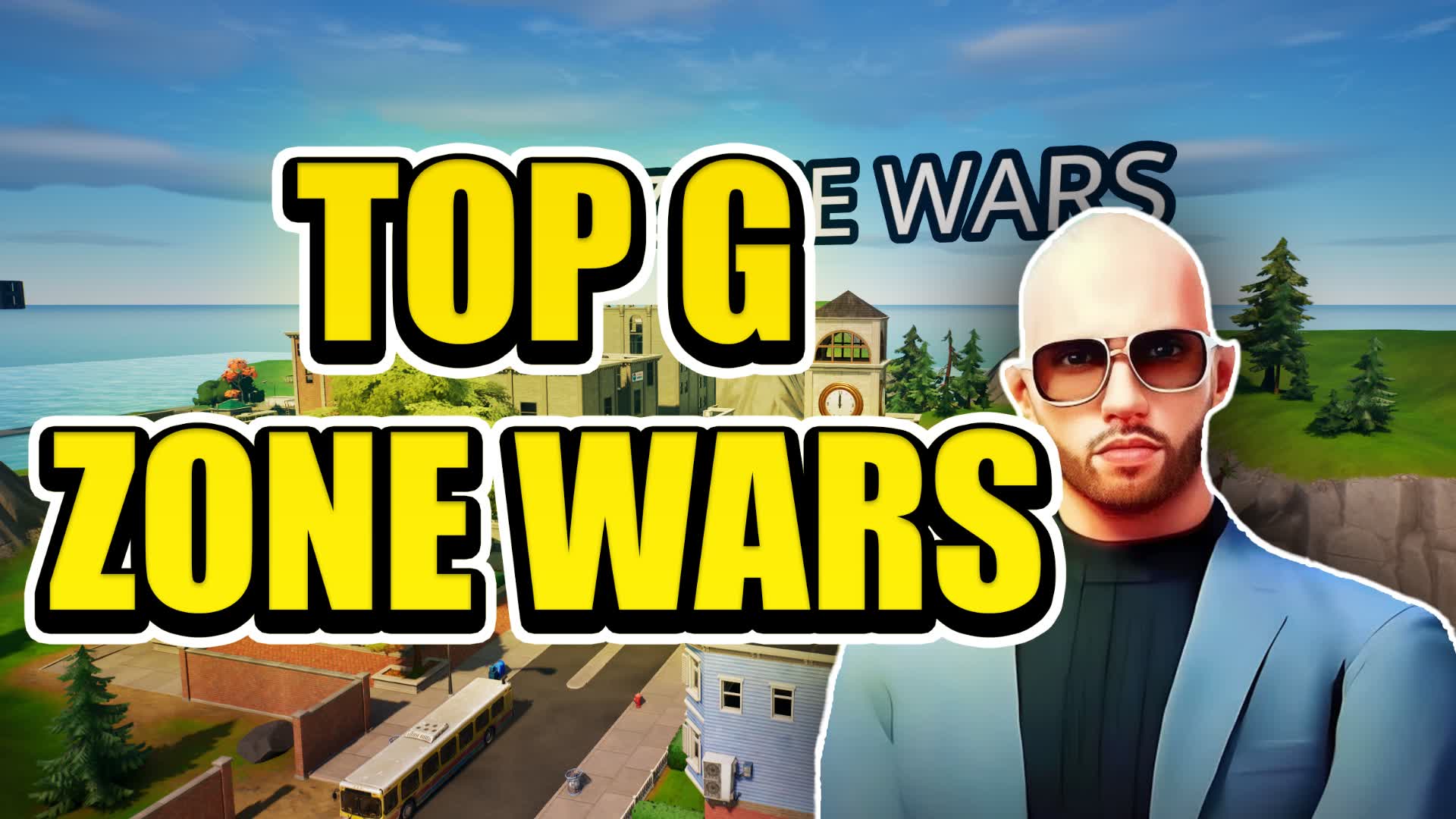 TOP G ZONE WARS — Fortnite Creative map