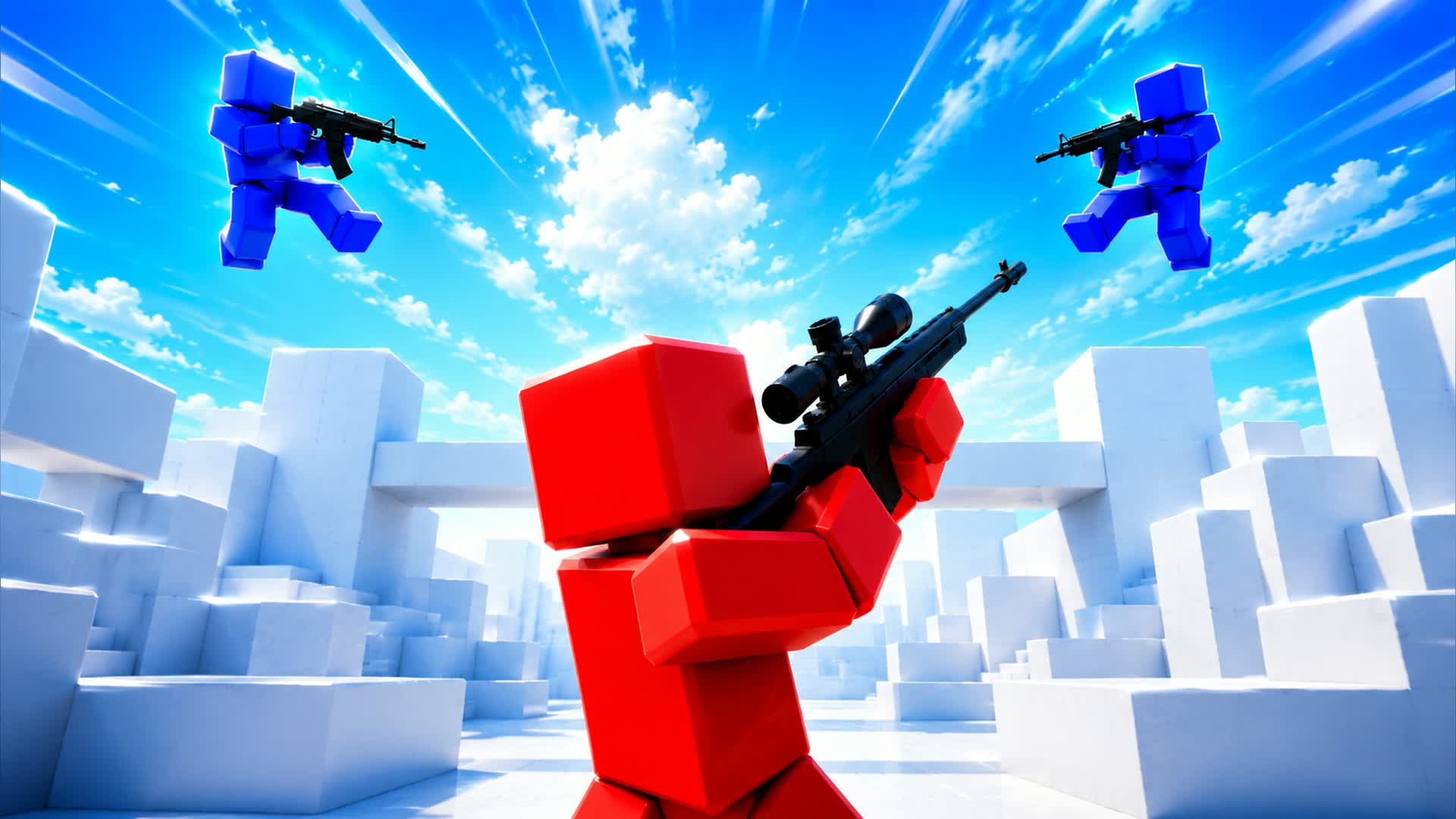 BLUE VS RED IRON RUSH π΅π΄ β Fortnite Creative map