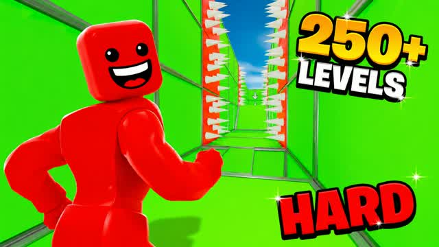 250 LEVEL HARD DEATHRUN — Fortnite Creative map