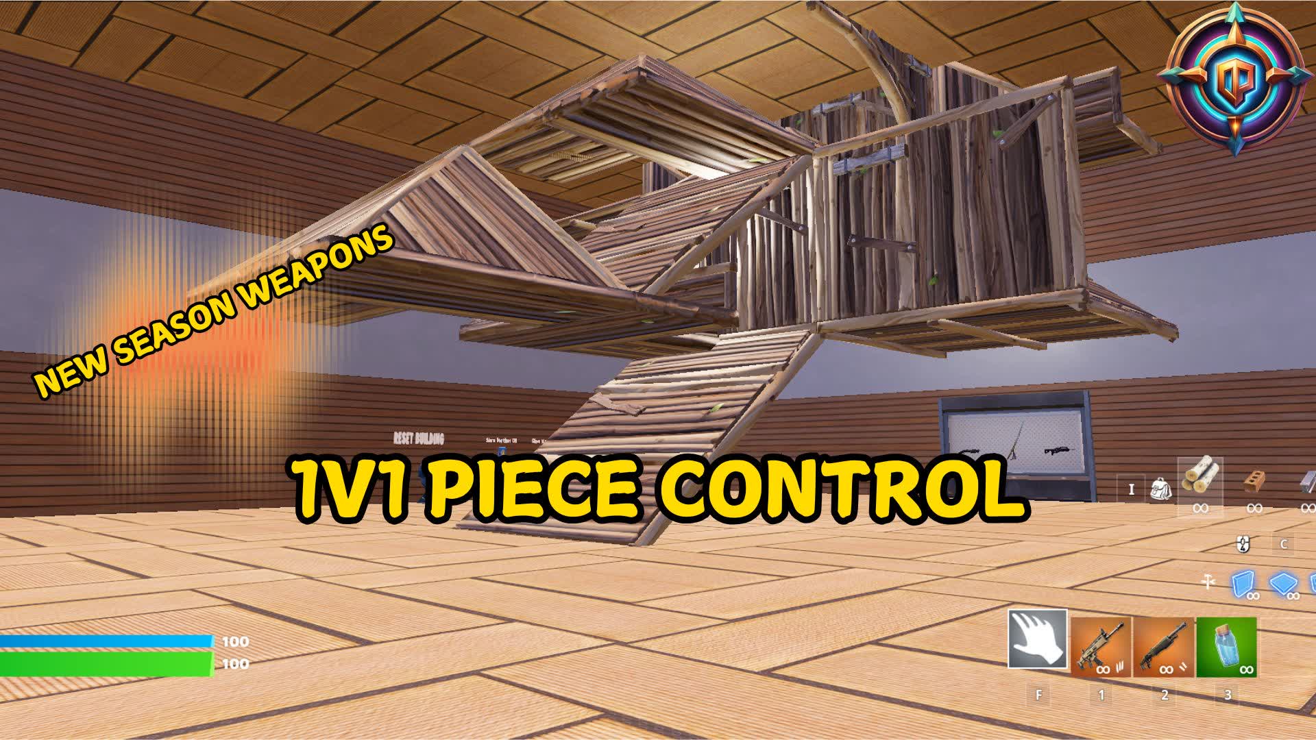 1v1 Piece Control π― β Fortnite Creative map
