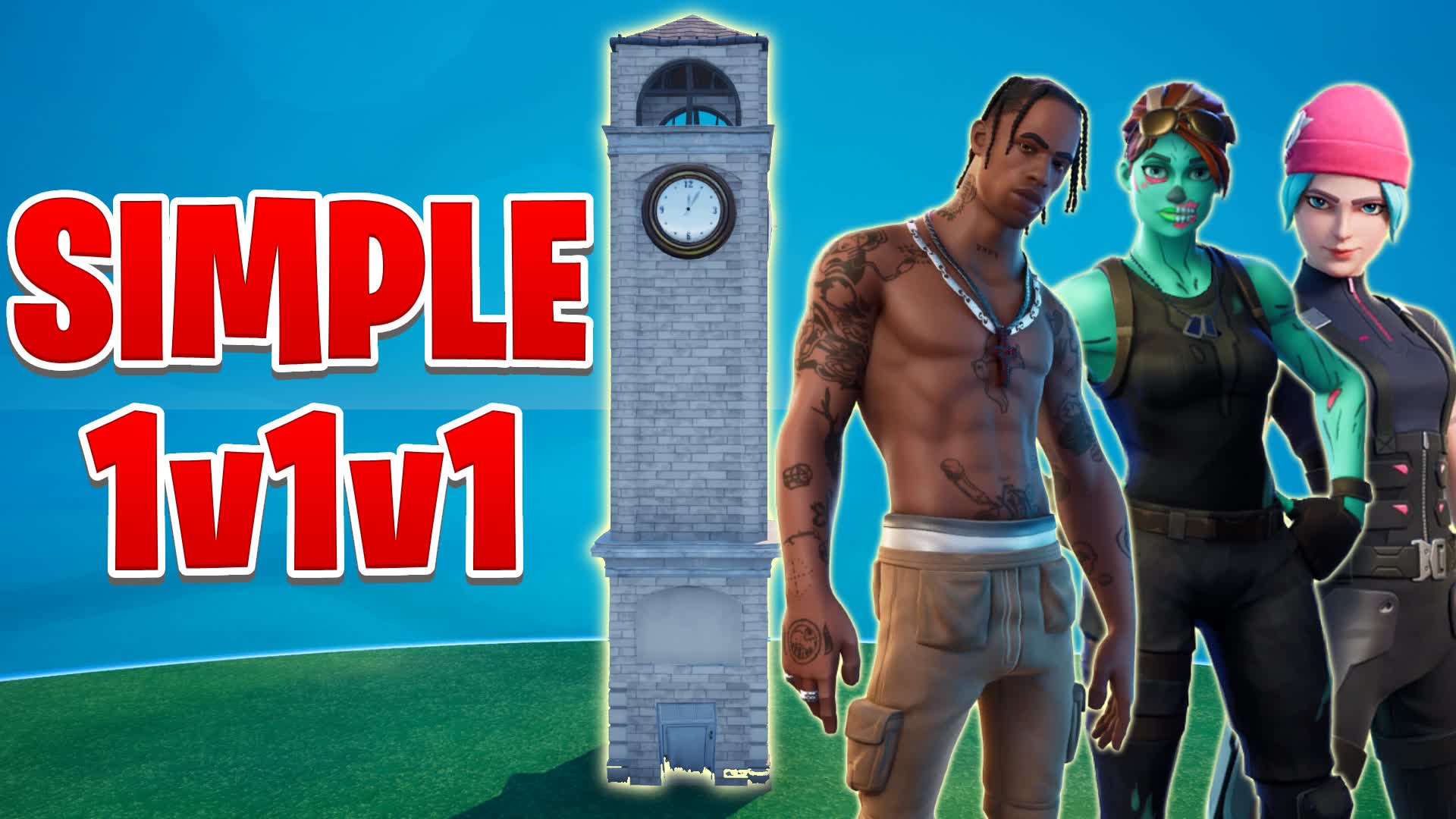 1V1V1 SIMPLE RELOAD — Fortnite Creative map