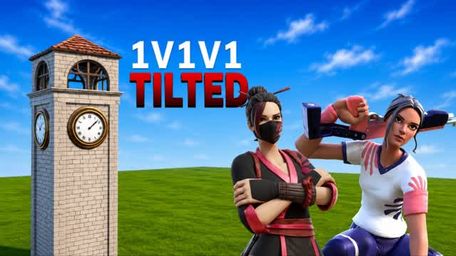 TILTED 1v1v1 Reload 🔥 — Fortnite Creative map