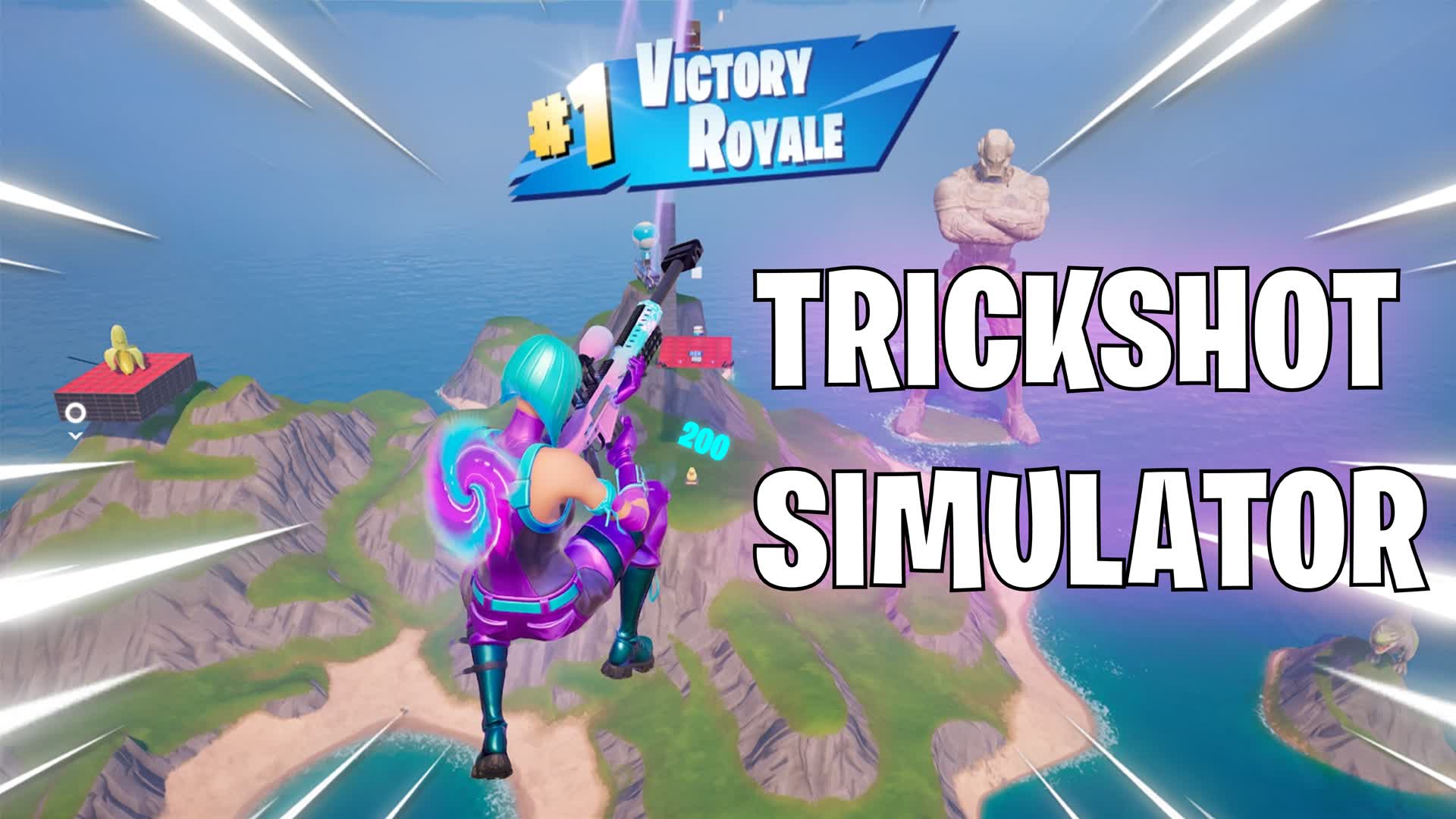 TRICKSHOT SIMULATOR — Fortnite Creative map