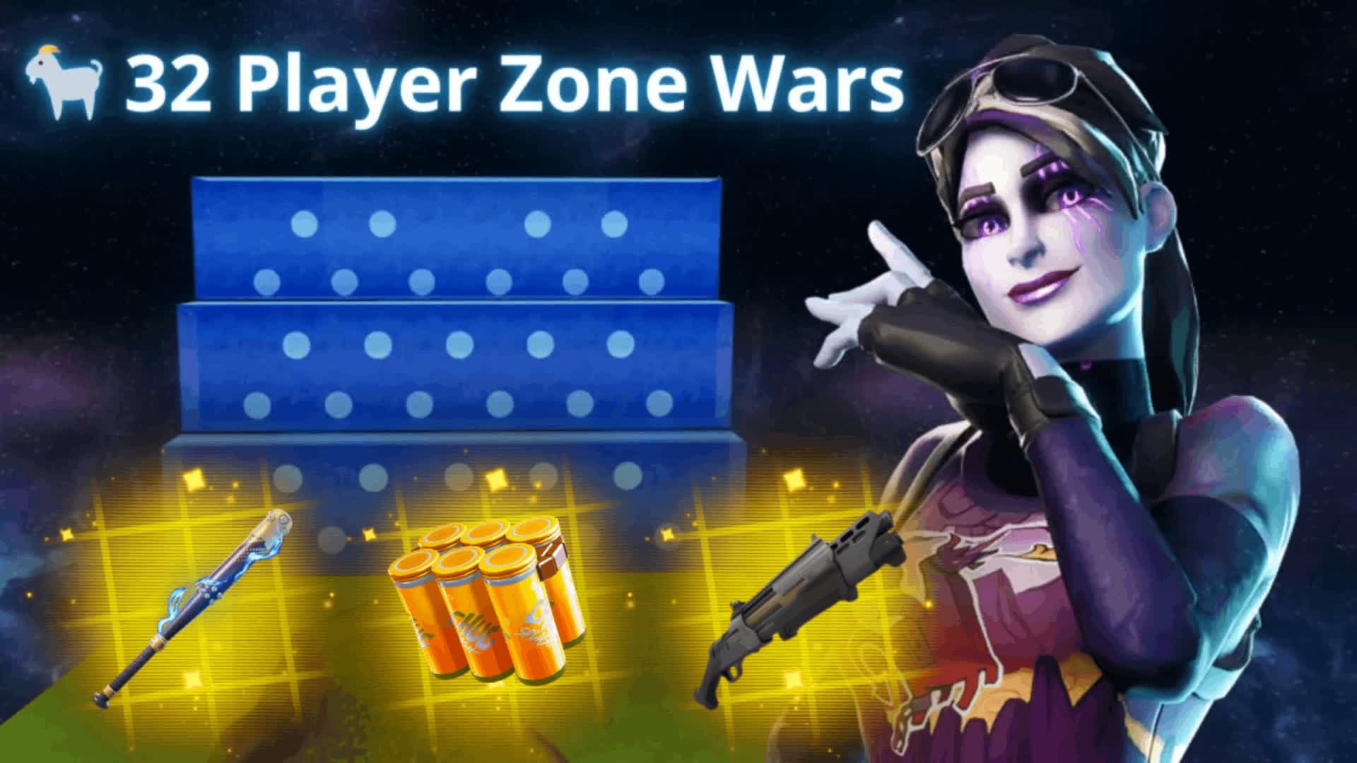 32 Player Zone Wars — Fortnite Creative map