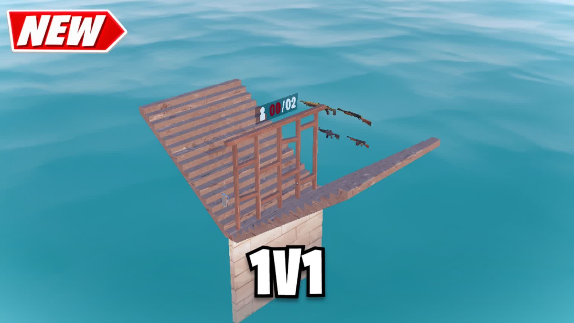 1V1 F β Fortnite Creative map