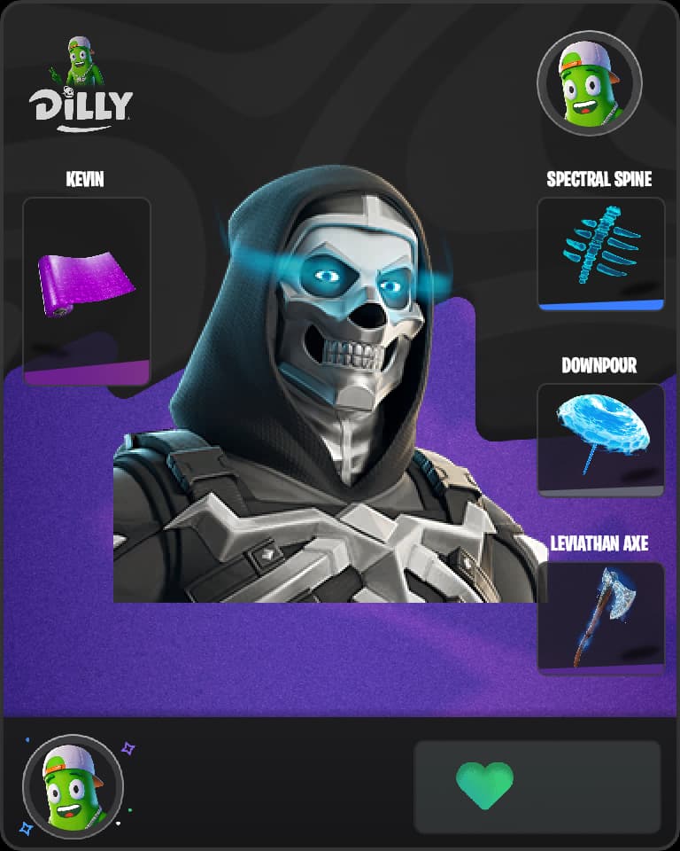 Skull Commander Fortnite skin combo
