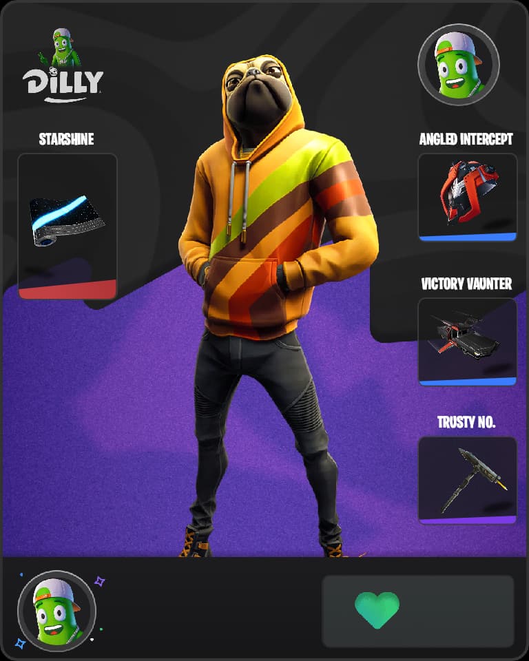 Doggo Fortnite skin combo