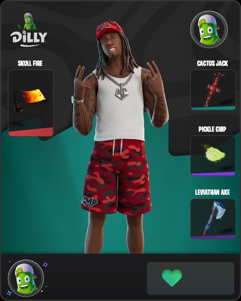 Kai Cenat Fortnite skin combo