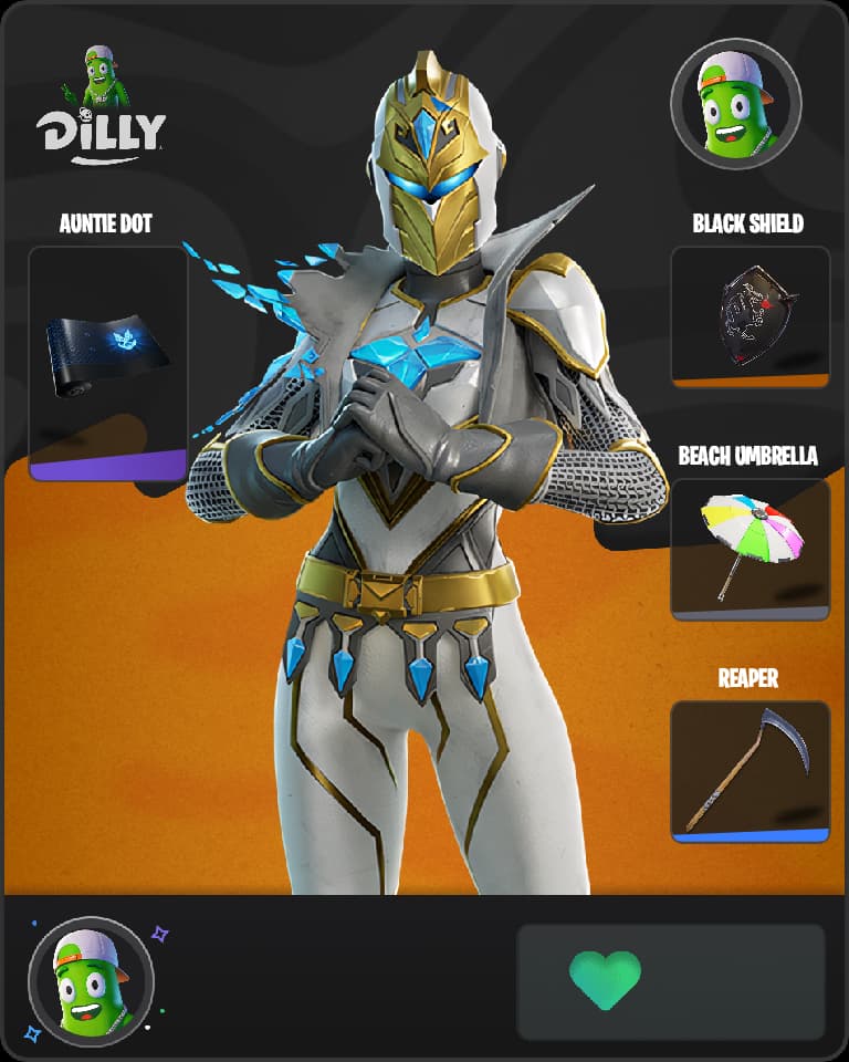 Spectra Knight Fortnite skin combo