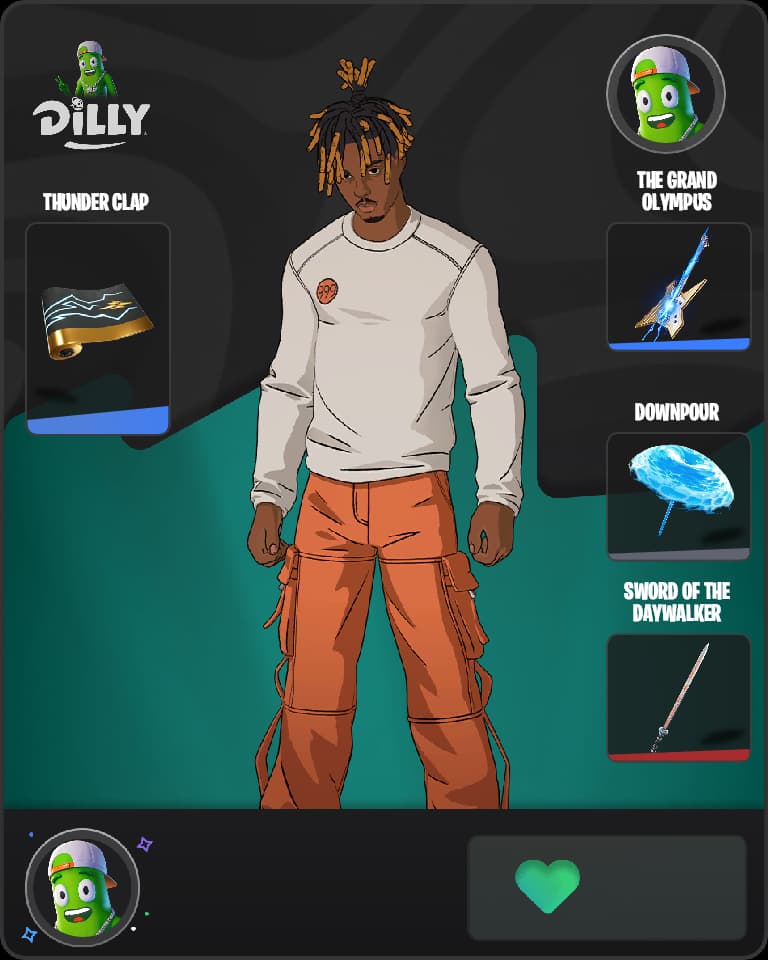 Slayer Juice WRLD Fortnite skin combo