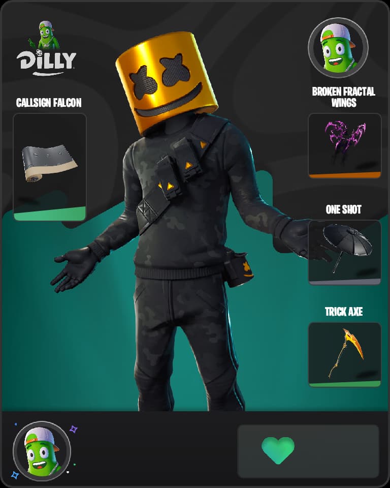 Marshmello Fortnite skin combo