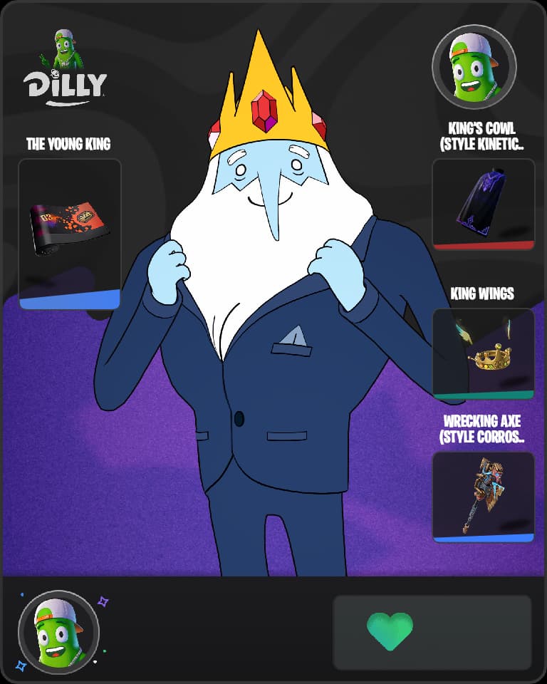 Ice King Fortnite skin combo