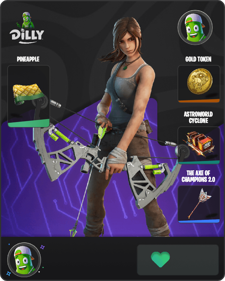 Lara Croft Fortnite skin combo