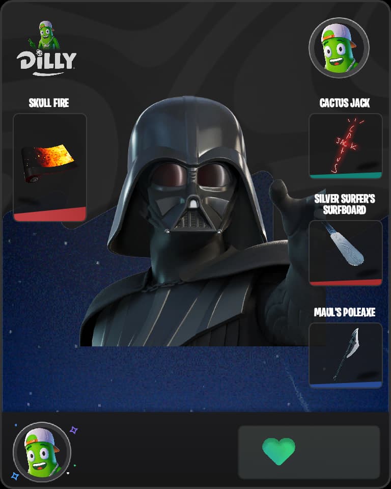 Darth Vader Fortnite skin combo