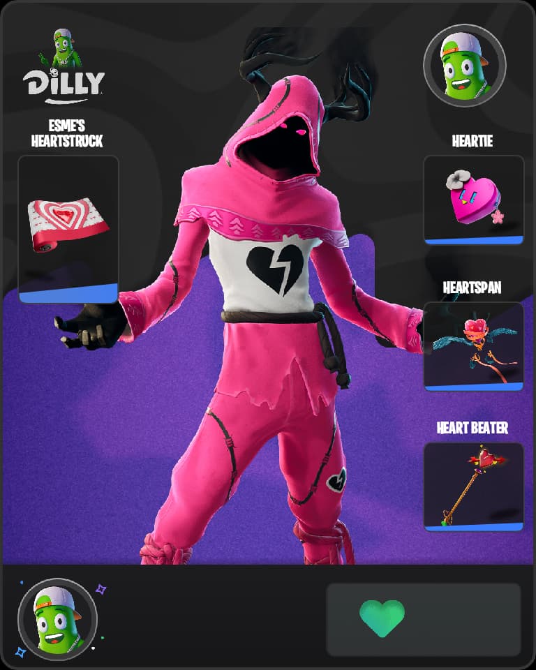 Heartbreaker Shadow Fortnite skin combo