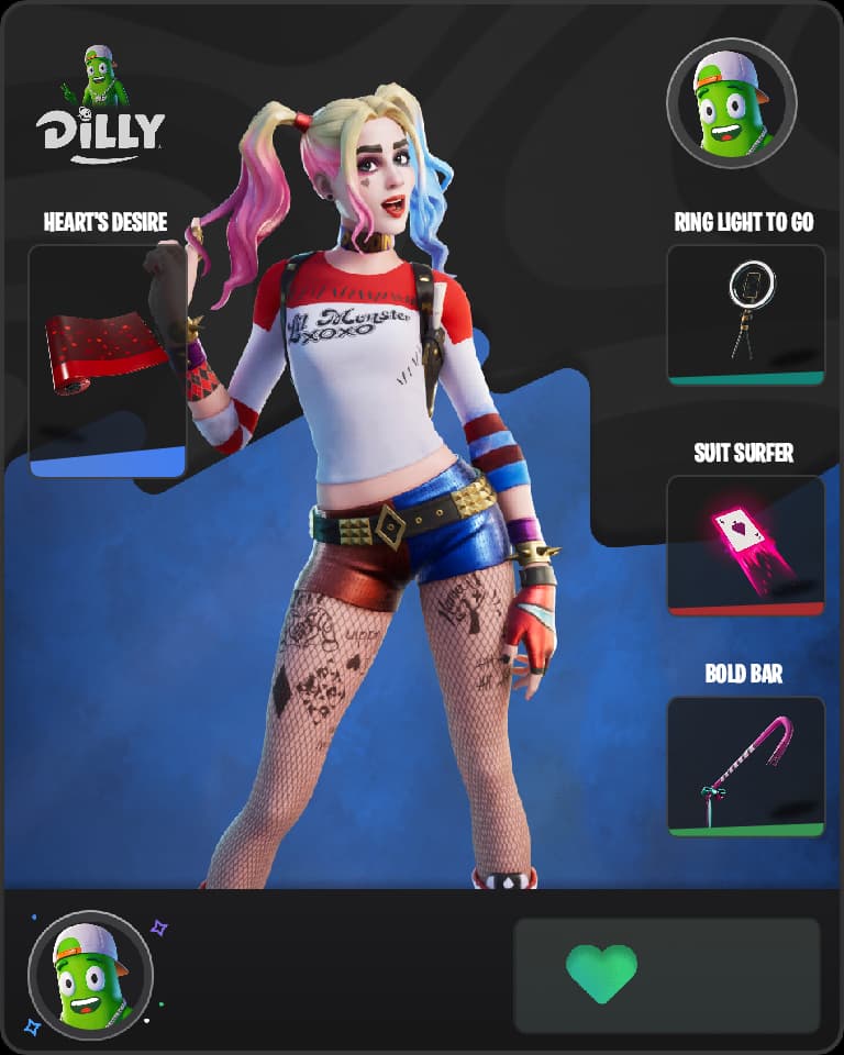 Harley Quinn Fortnite skin combo