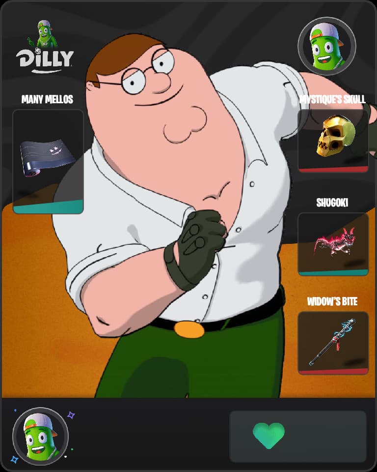 Peter Griffin Fortnite skin combo
