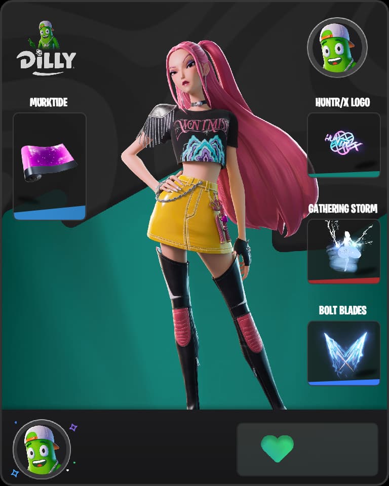 Mira (HUNTR/X) Fortnite skin combo