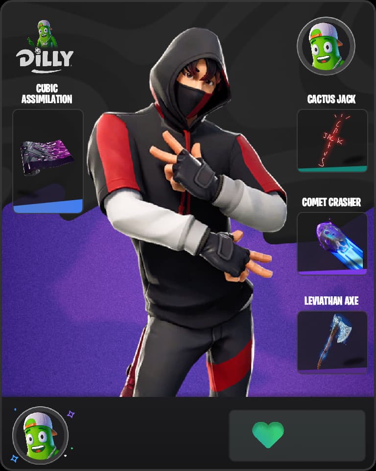 IKONIK Fortnite skin combo