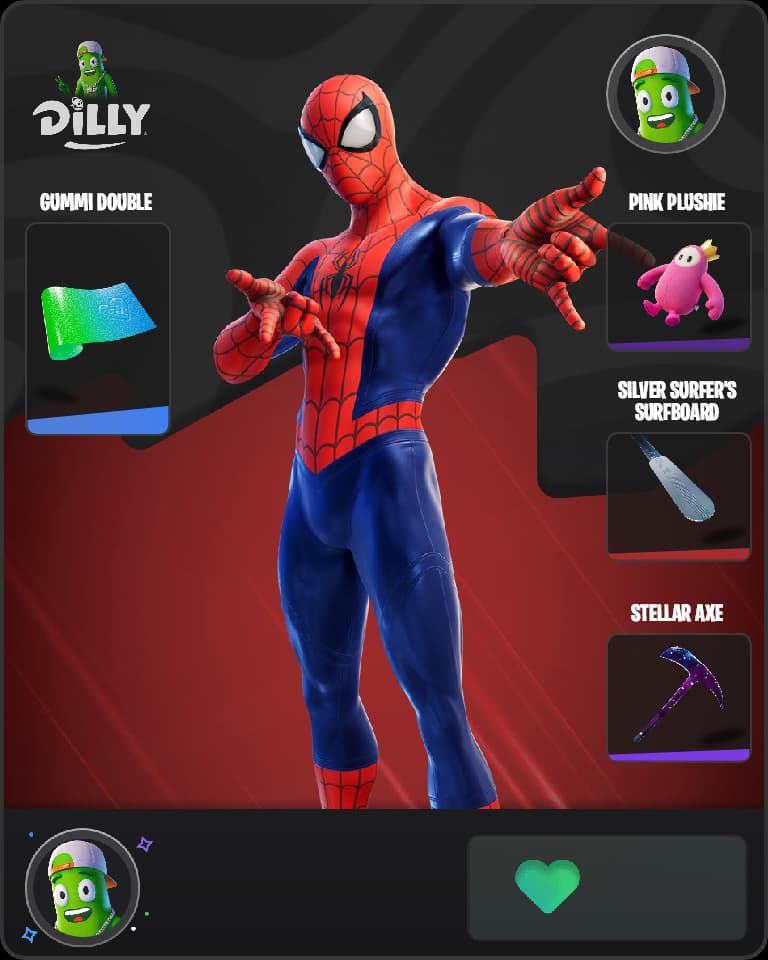Spider-Man Fortnite skin combo