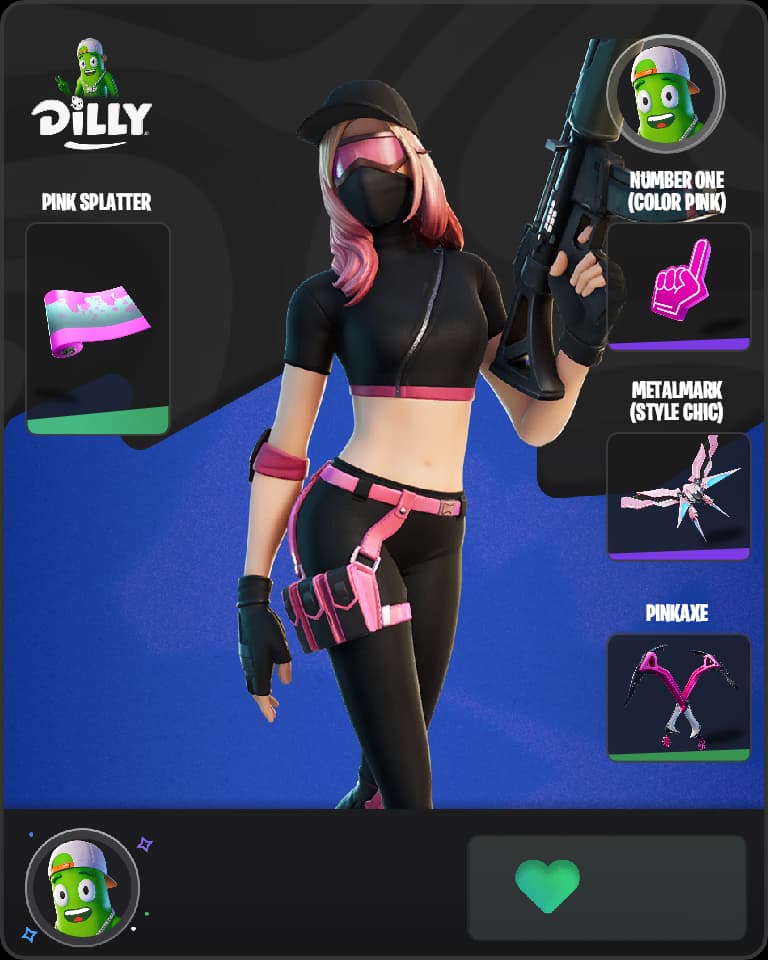 Athleisure Assassin Fortnite skin combo