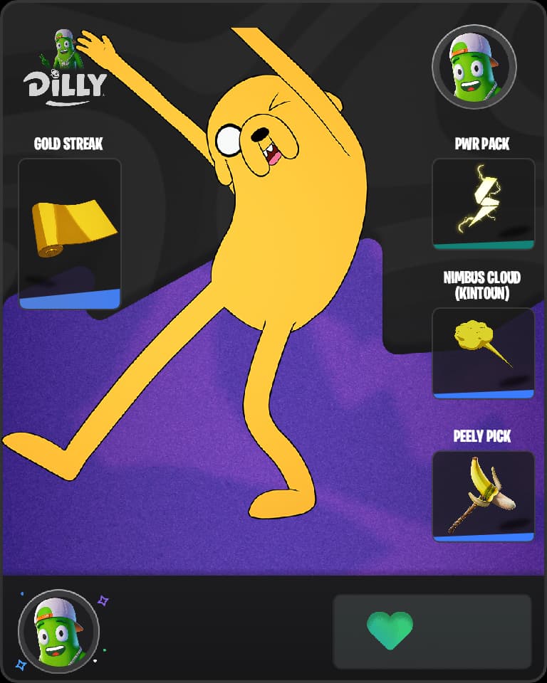 Jake the Dog Fortnite skin combo