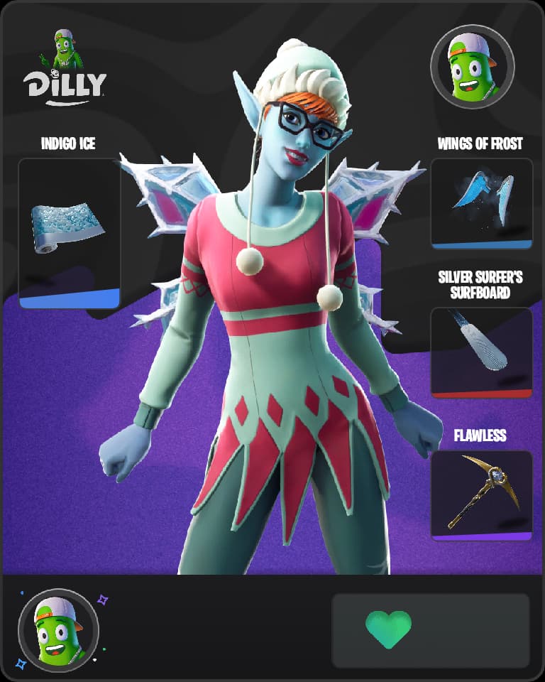 Sugarplum Fortnite skin combo