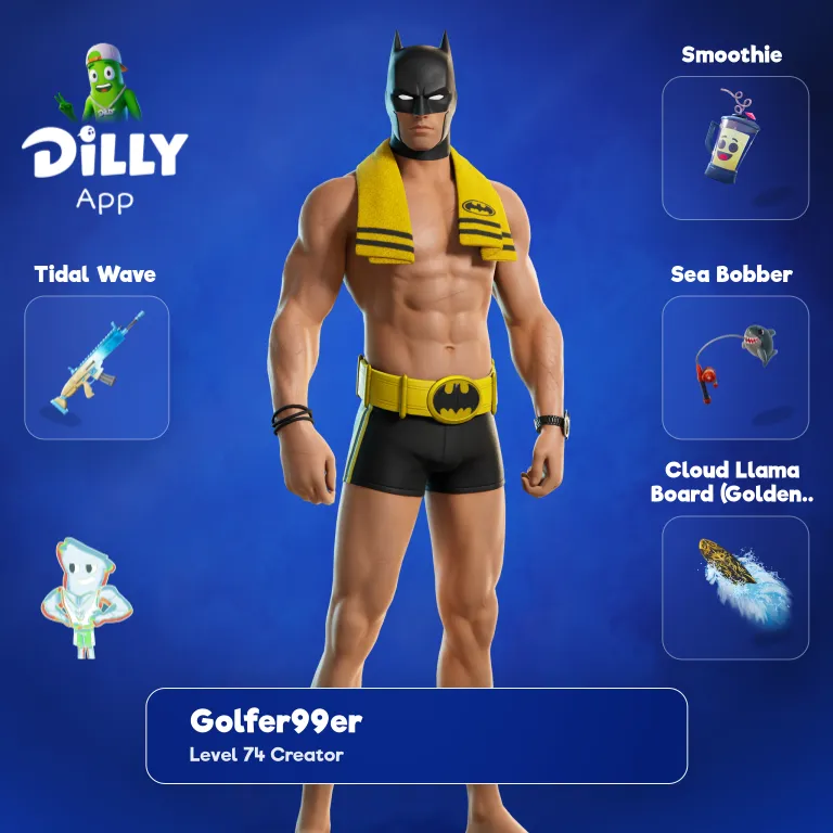 Beach Bod Batman combo by GOLFer99er