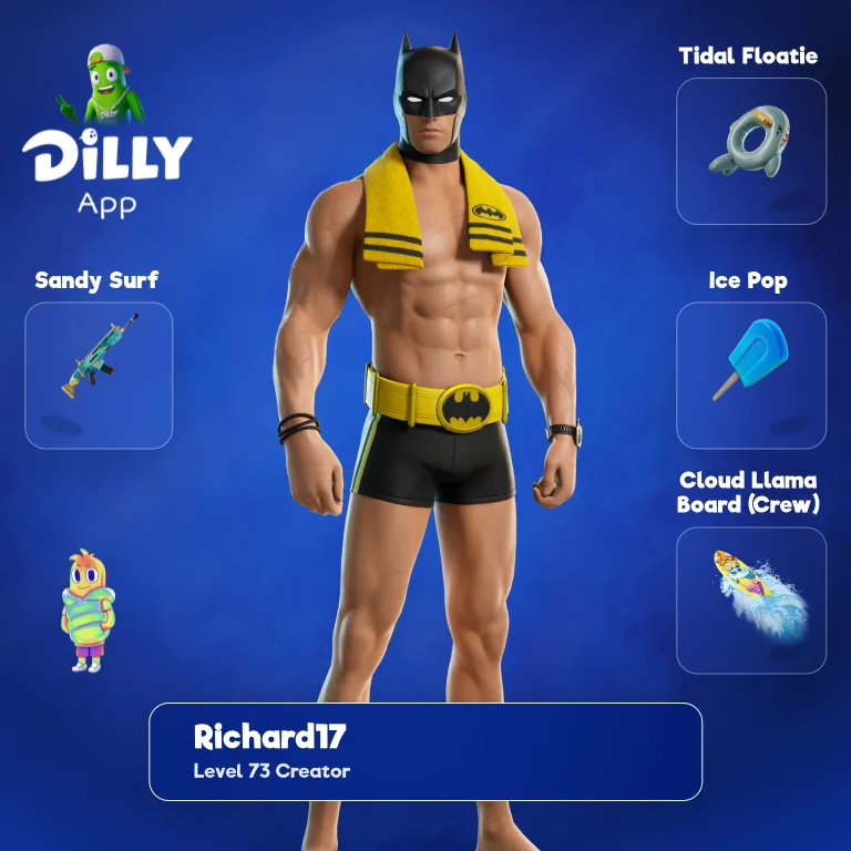 Beach Bod Batman combo by Richard17
