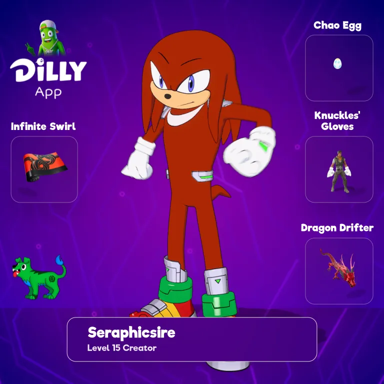 Knuckles' Gloves combo by SeraphicSireKOA