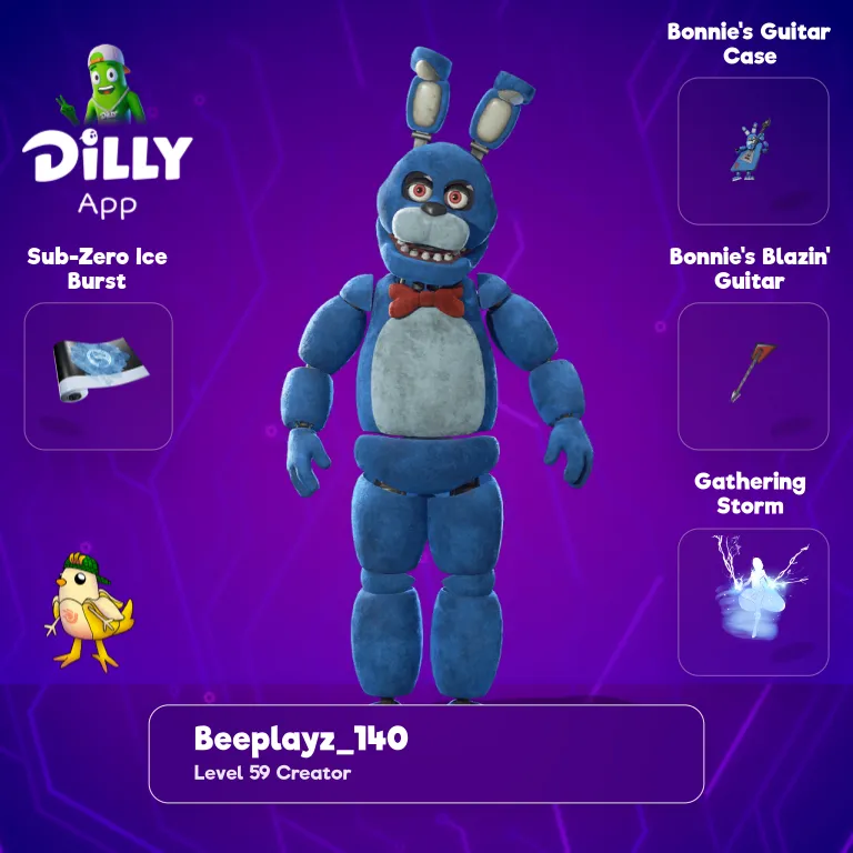 Bonnie the Rabbit combo by BeePlayz_1406