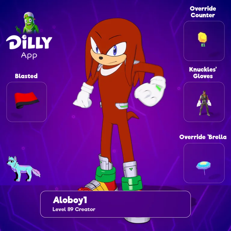 Knuckles the Echidna combo by aloboy1