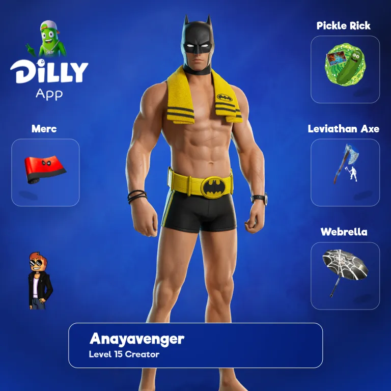 Beach Bod Batman combo by Anayavenger