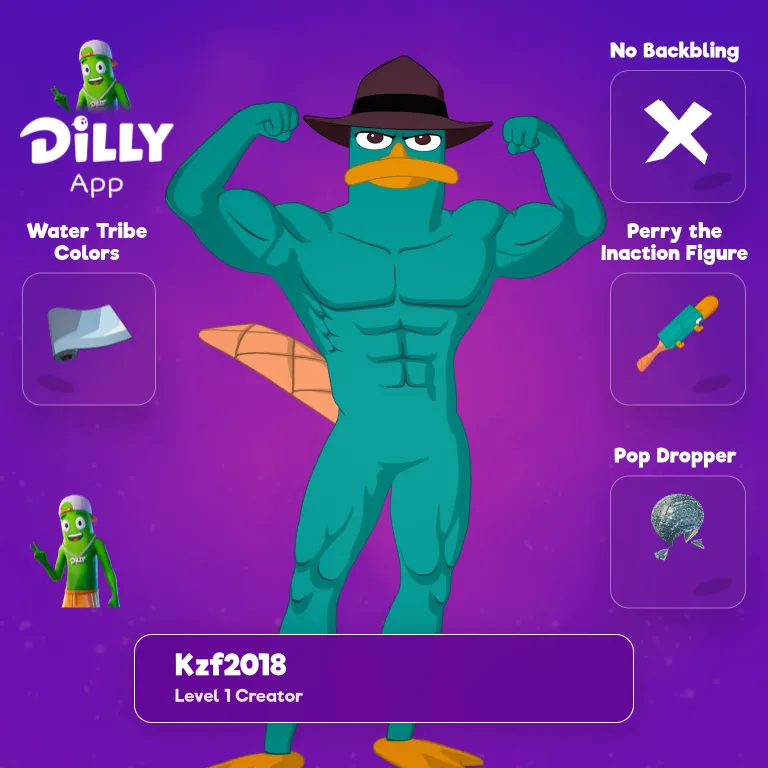 Perry the Inaction Figure combo by kzf2018