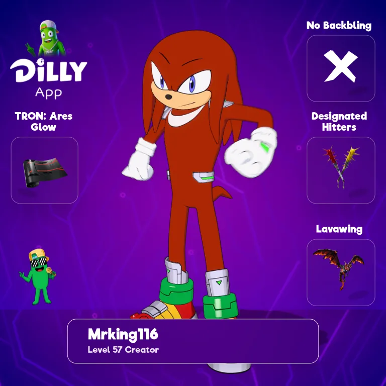 Knuckles the Echidna combo by MrKing116